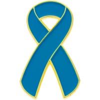 Myasthenia Gravis Awareness Ribbon Pin - MG Ribbon