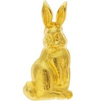 Gold Easter Bunny Pin, Gold Rabbit Pin