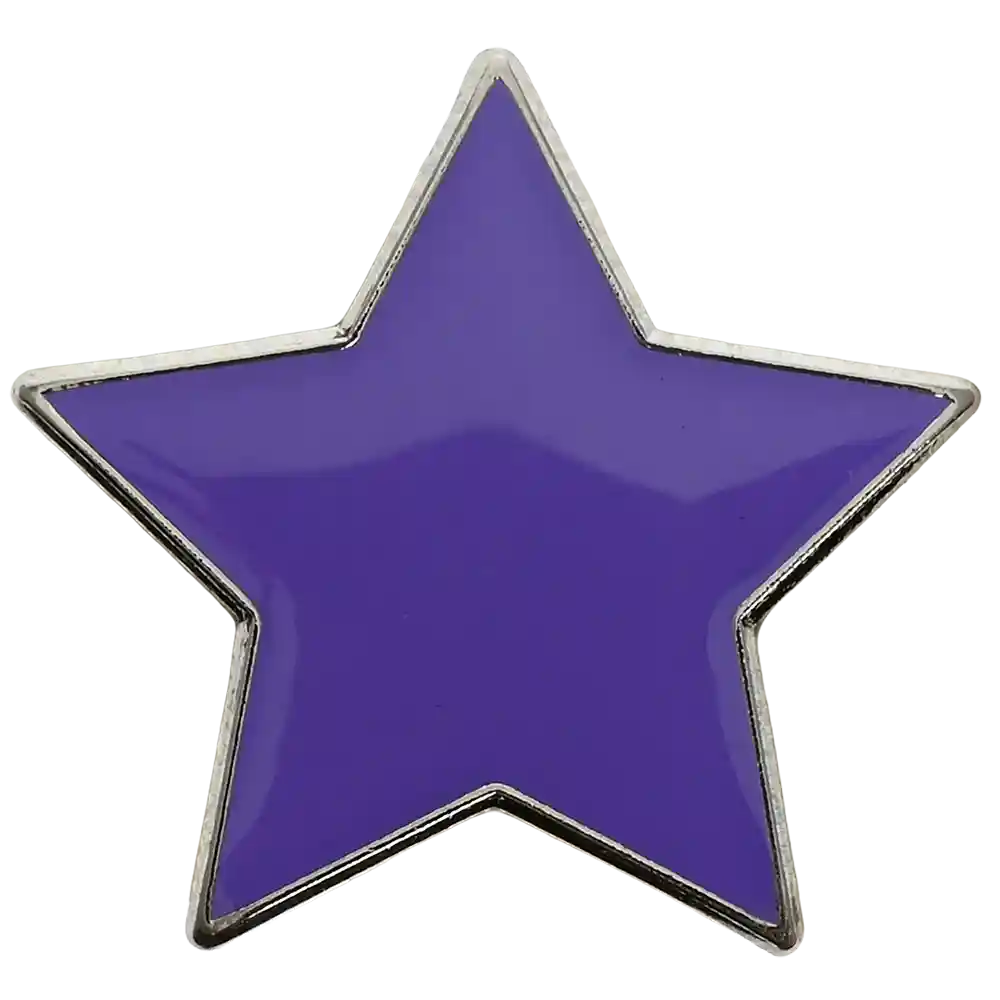 Purple Star Lapel Pin