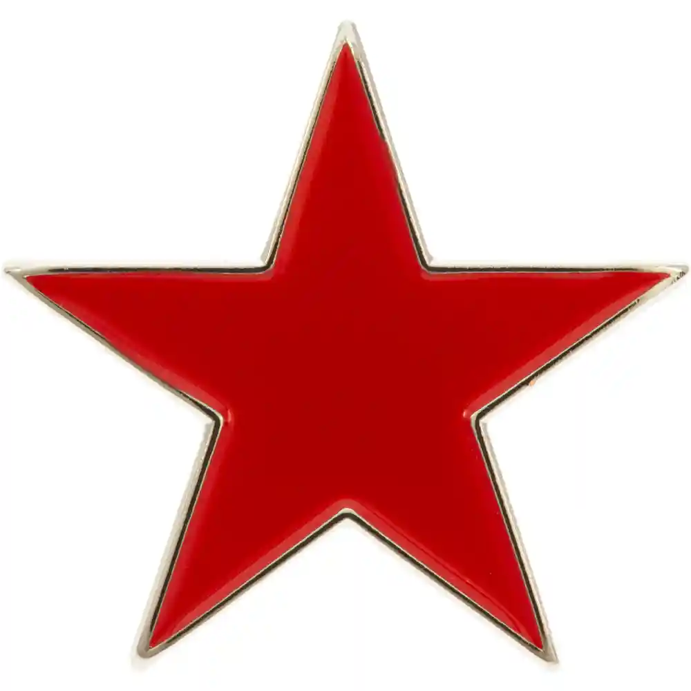 Red Star Lapel Pin