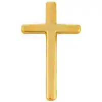 Gold Cross Pin - Gold Cross Lapel Pin