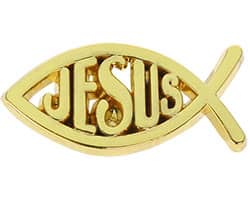 Jesus Pin - Ichthus Pin - Fish Pin