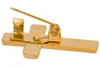 Gold Christian Cross Pins 1 inch