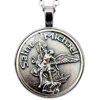 Saint Michael Necklace, St Michael the Archangel Necklace
