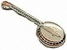 Banjo Instrument Pin - Music