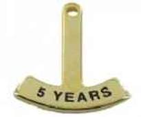 Gold Service Year Bar Rocker Style