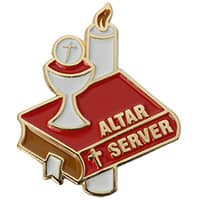 Altar Server Pin with Bible