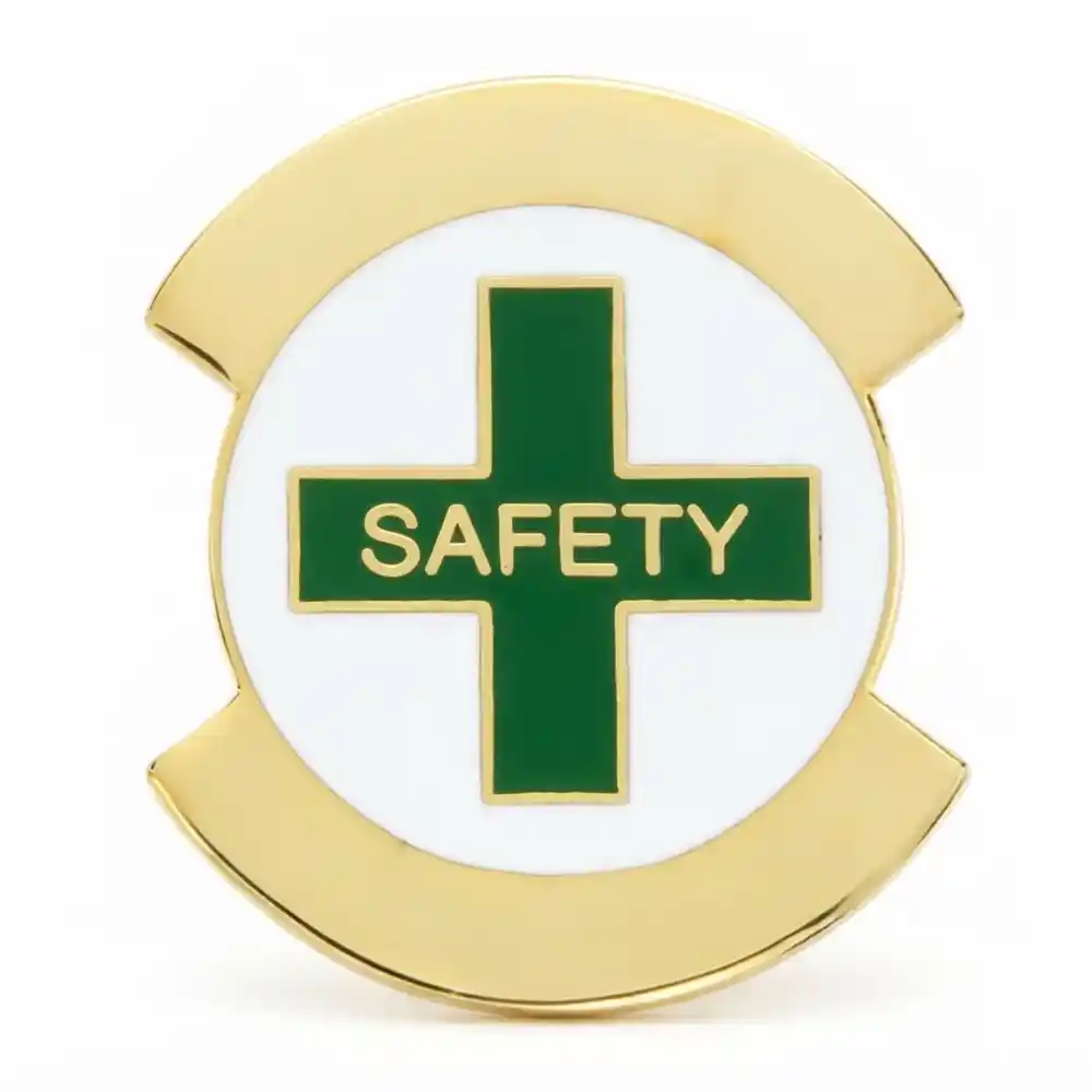 Safety Award Pin Gold