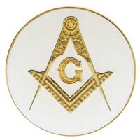 Gold Plated Masonic Lapel Pin - Masonic Pin