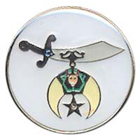 Gold-plated Shriners Pin