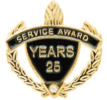 Gold Years of Service Award Pin