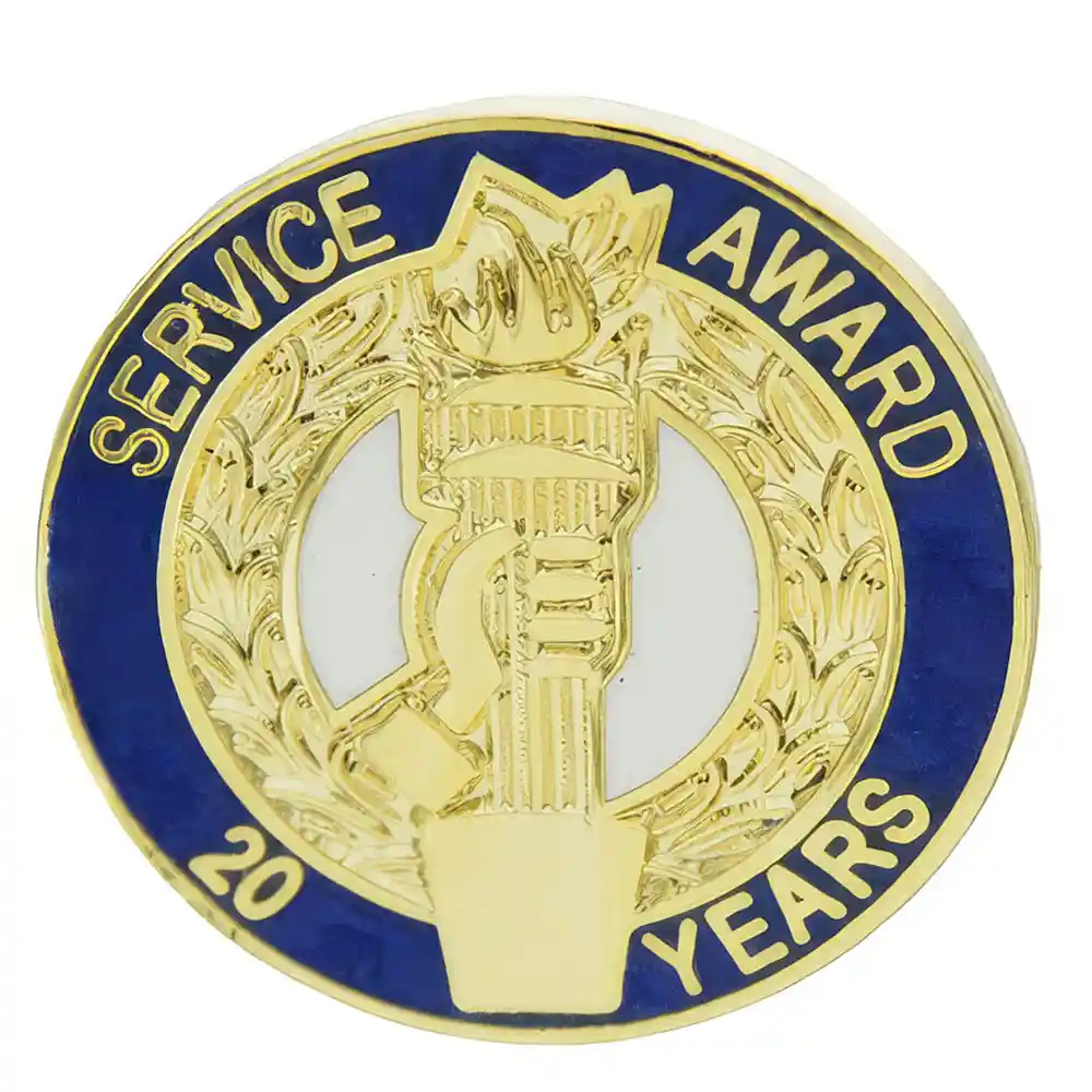 20 Year Service Award Pin