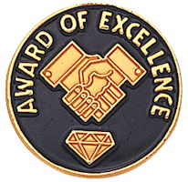 Award of Excellence Lapel Pin