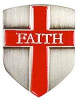 Shield of Faith Armor of God Pin, Ephesians 6:16