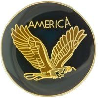 America Pin with American Eagle, America Jewelry