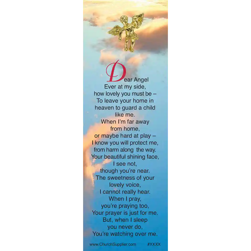 Guardian Angel Bookmark and Pin