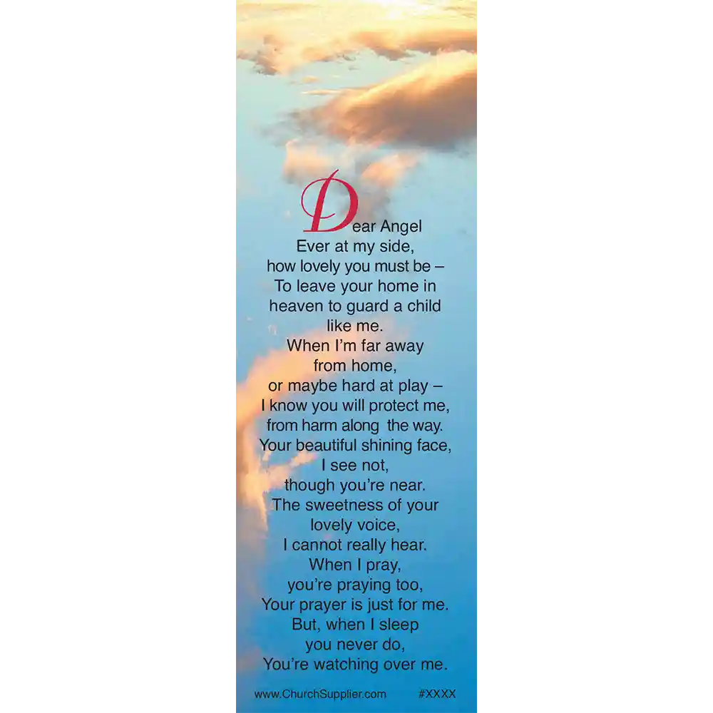 Guardian Angel Bookmark  - Protect Me