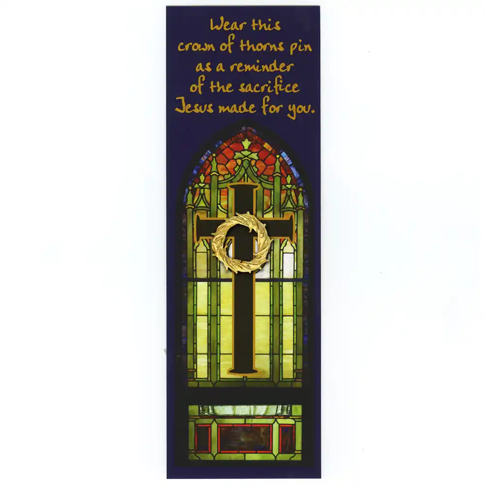 Crown of Thorns Easter Pin And Bookmark Set