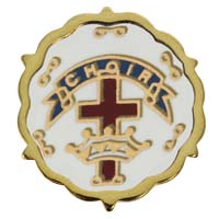 Choir Cross and Crown One Year Pin