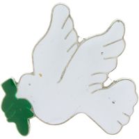 Dove Carrying Olive Branch Pin (Pkg of 12)