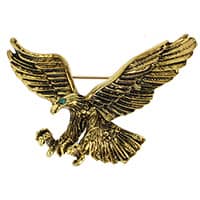 Eagle Pin, Eagle Brooch - Antique Gold or Silver