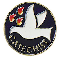 Catechist Pin With Spirit Dove