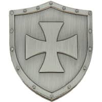 Man of God Ephesians 6:10 Shield Pin - Armor of God Christian Pin