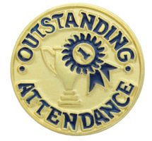 Outstanding School Attendance Pin