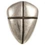 Shield Of Faith Lapel Pin - Pewter