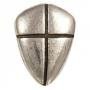 Shield Of Faith Lapel Pin - Pewter