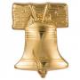 Liberty Bell Pin, Freedom Pin Gold