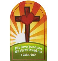 1 John 4:19 We Love - Pocket Cards (Pkg of 25)