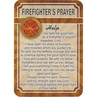 Firefighter's Prayer Pocket Card