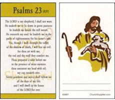 Lord Is My Shepherd Pocket Card (Pkg of 25)