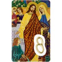 Love Keepsake Laminated Prayer Card with Medal