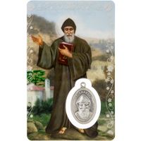 St Charbel Laminated Prayer Card