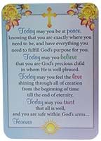 'Today Forever' Laminated Prayer Cards