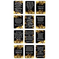 Religious New Years Eve Bible Verse Wallet Card