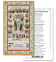 Mysteries of the Rosary Holy Cards