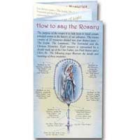 How To Pray the Rosary Deluxe 8 Page Pamphlet