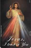Jesus Plastic Rosary Card Pocket Rosary