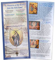 Mysteries of the Rosary 10 Page Folder - Deluxe