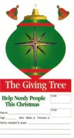 Christmas Bauble Christmas Giving Tree Tags (Pkg of 100)