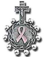 St  Agatha Breast Cancer Rosary Ring
