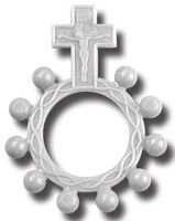 Glow in the Dark Rosary Rings For Youth (Pkg of 12)