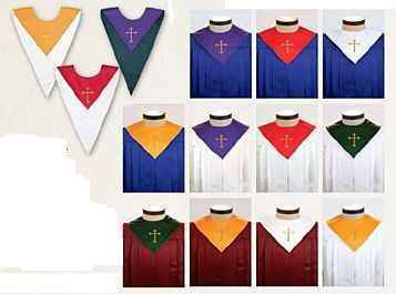 Reversible Choir Stoles Package of 6