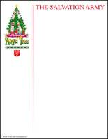 Salvation Army Angel Tree Letterhead (Pkg of 200)