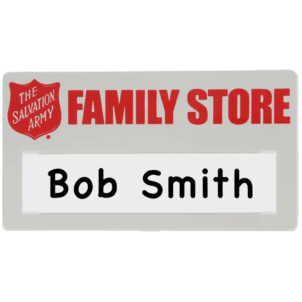 The Salvation Army Family Store Name Tag
