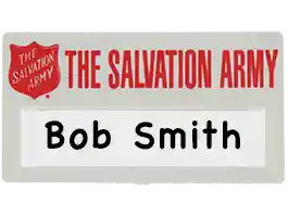 The Salvation Army Name Tags