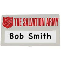 The Salvation Army Name badge